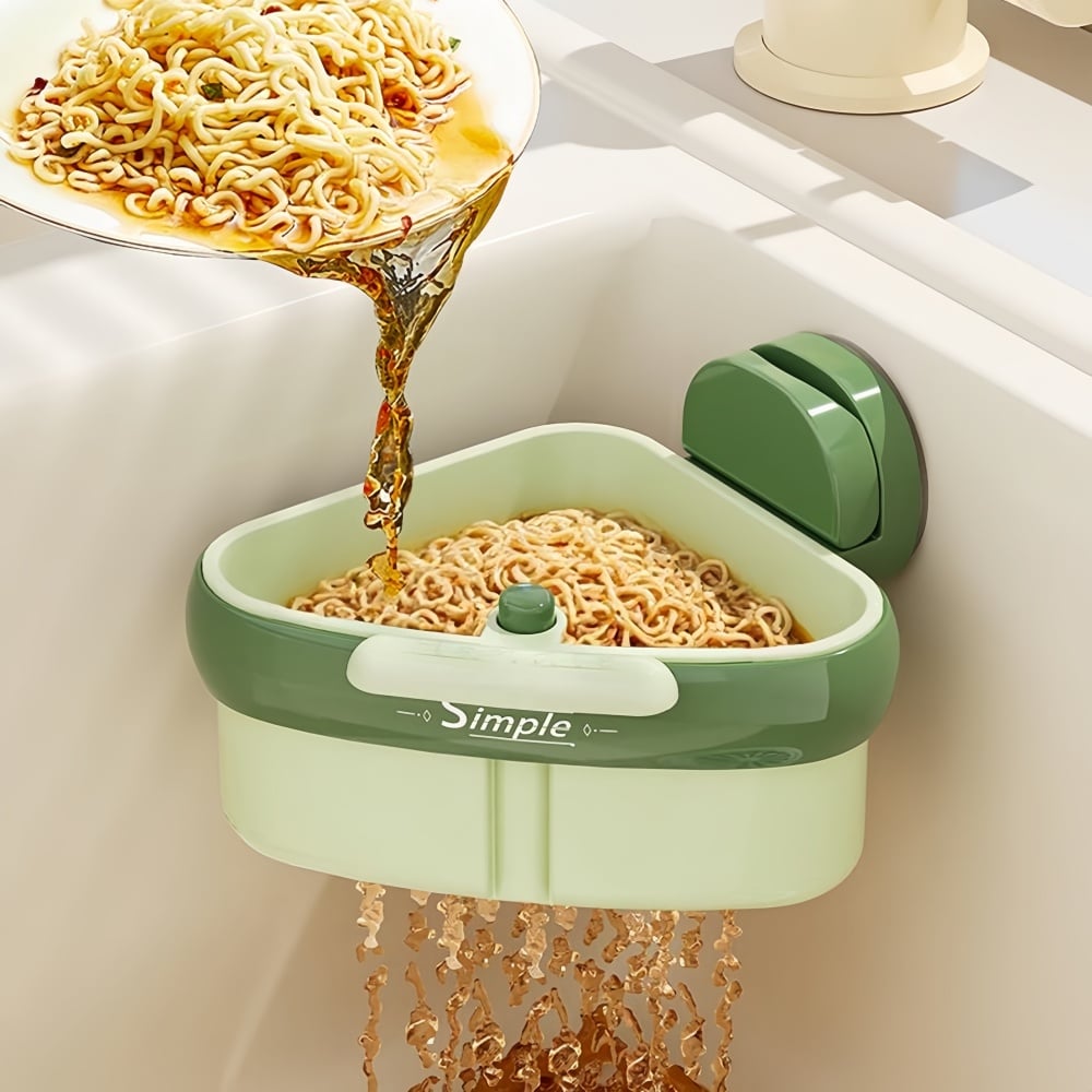 💧Suction Cup Sink Corner Rack
