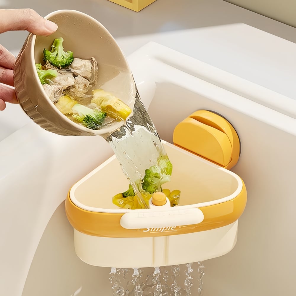 💧Suction Cup Sink Corner Rack