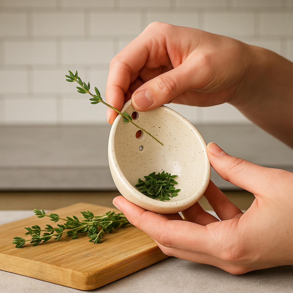 Ceramic Herb Stripper – Durable & Easy Leaf Removal Tool