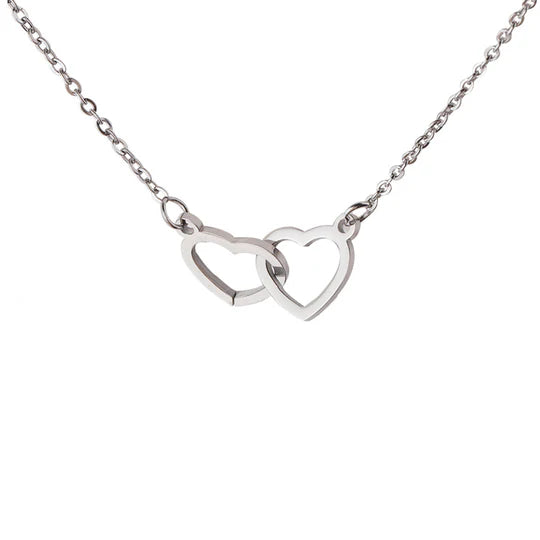 Heart Necklace - With Real Rose Bear Giftbox
