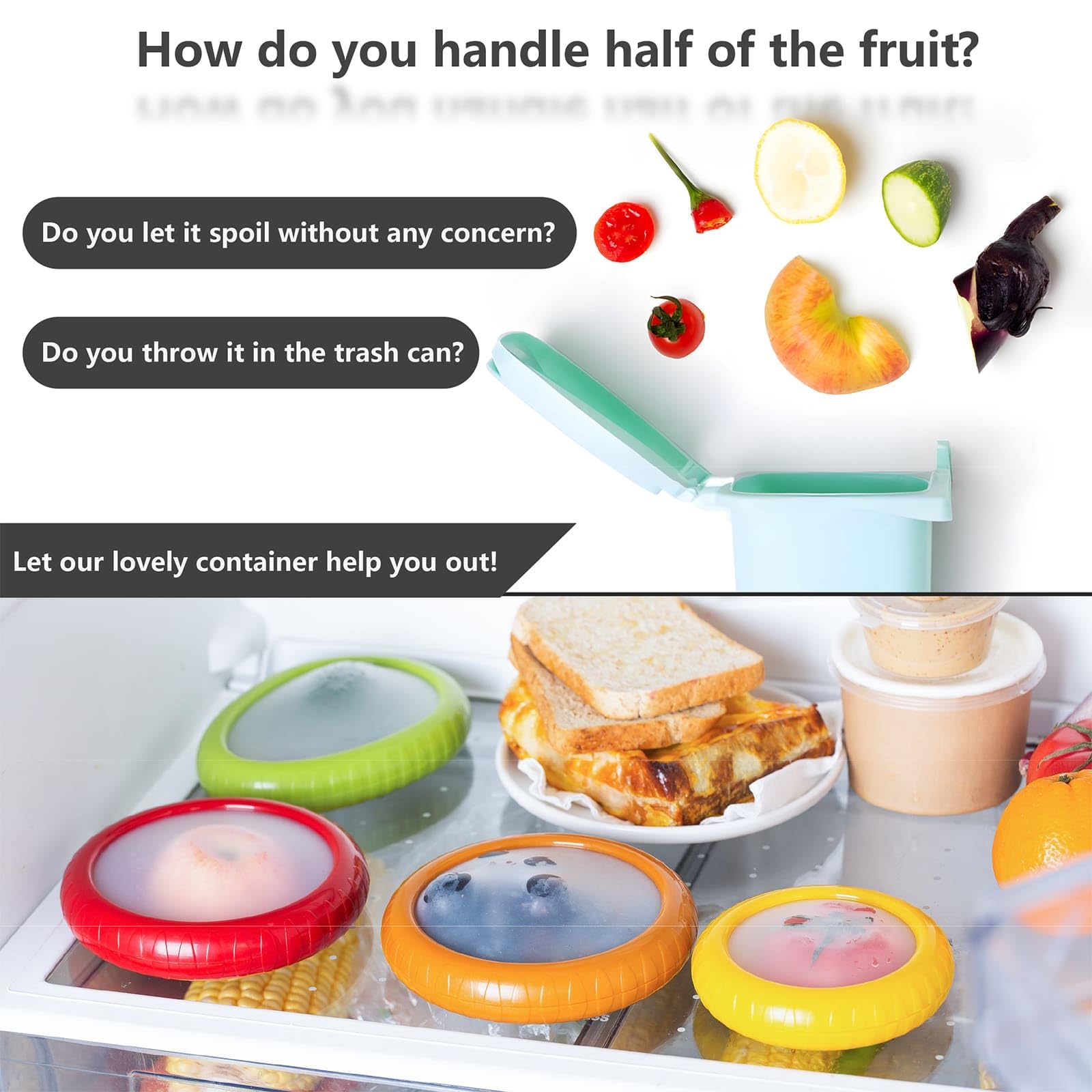 【Freshness Assistant】✨Fruit And Vegetable Anti-Oxidation Storage Box