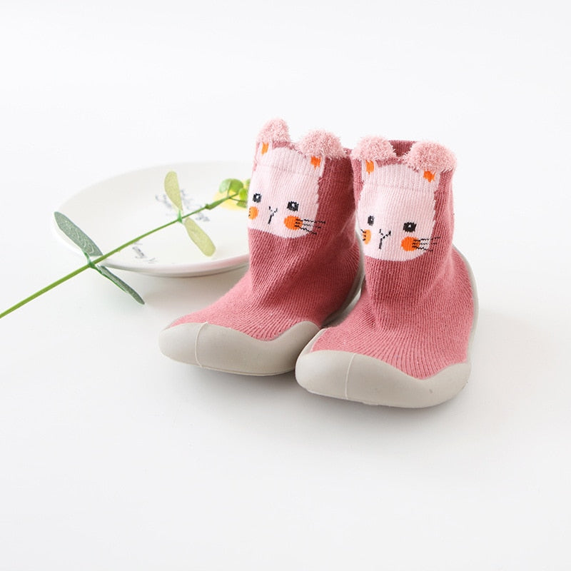 Plush Safe Non-Slip Shoes — Ideal for Infants, Unisex
