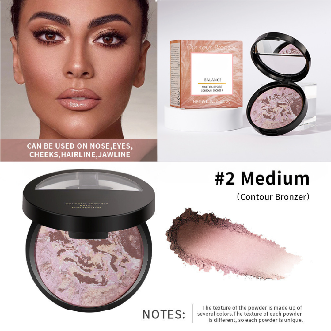 Color Correcting Powder Foundation/Contour