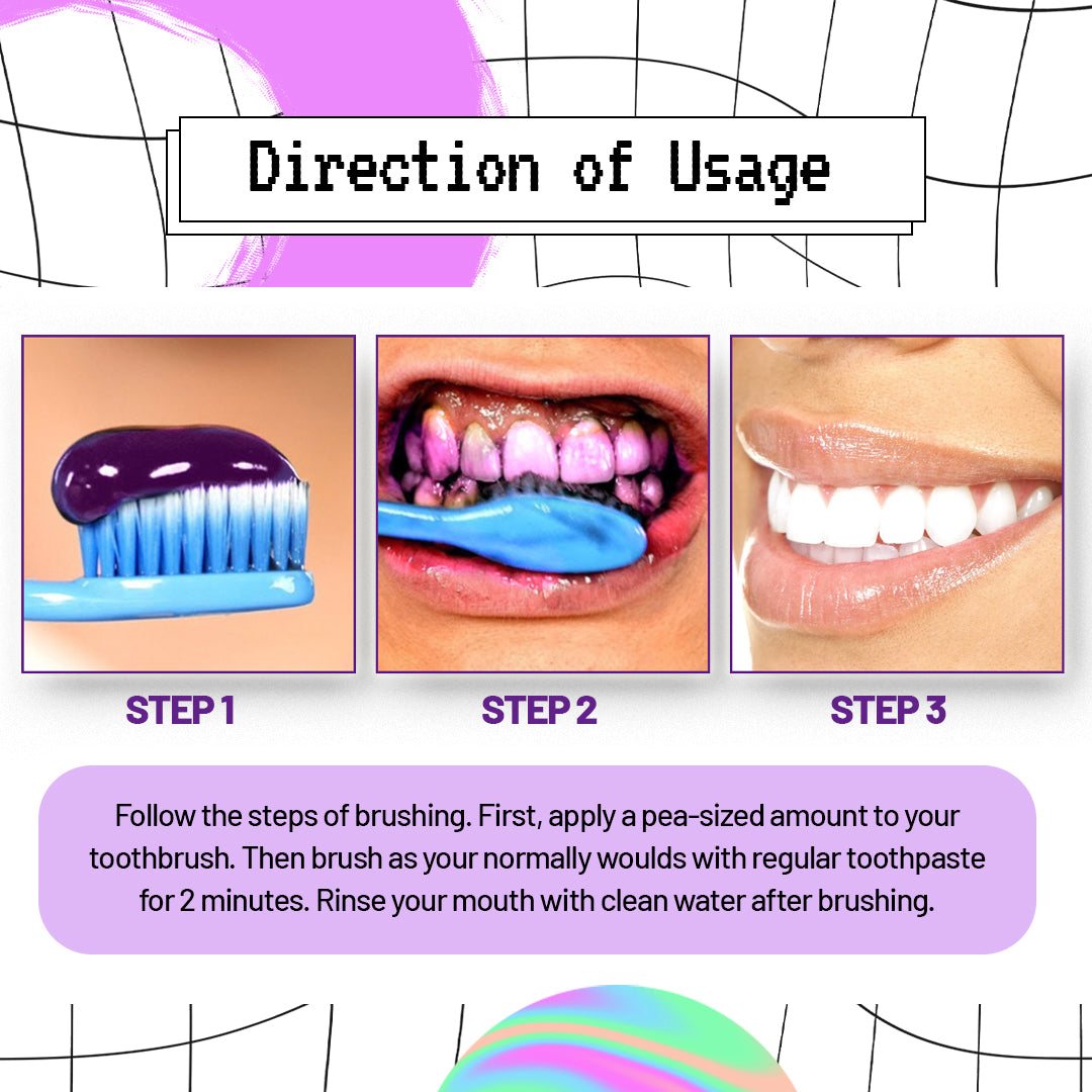 AngelSmile Whitening Purple Serum Toothpaste