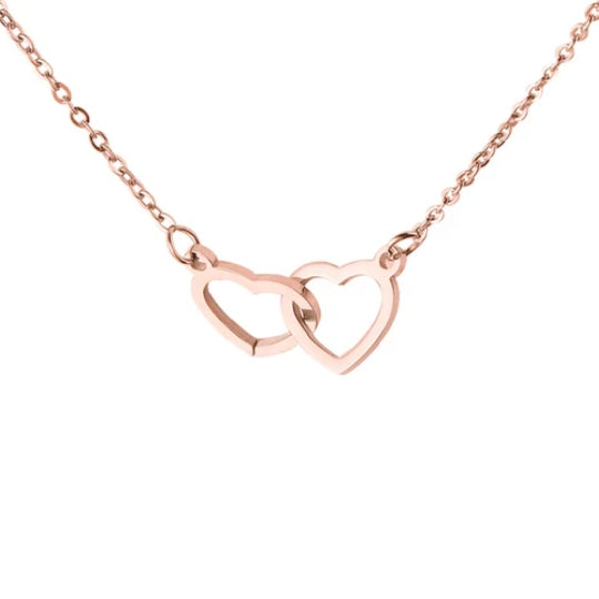 Heart Necklace - With Real Rose Bear Giftbox