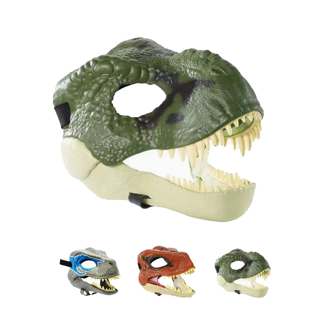 🔥Best Dinosaur Role-Play Mask of 2025 | Movable Jaw, Perfect for Pets & Kids – Halloween Must-Have!