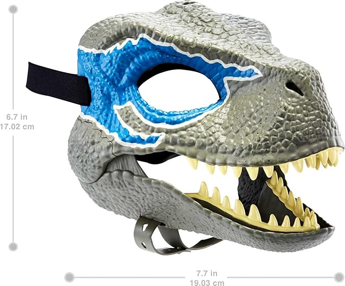 🔥Best Dinosaur Role-Play Mask of 2025 | Movable Jaw, Perfect for Pets & Kids – Halloween Must-Have!