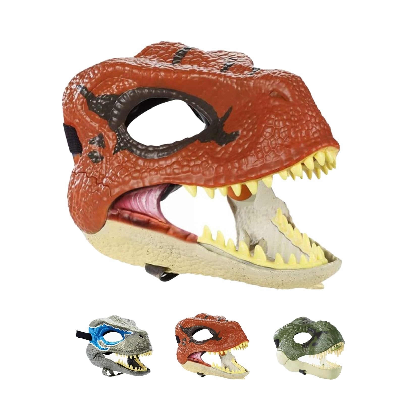 🔥Best Dinosaur Role-Play Mask of 2025 | Movable Jaw, Perfect for Pets & Kids – Halloween Must-Have!
