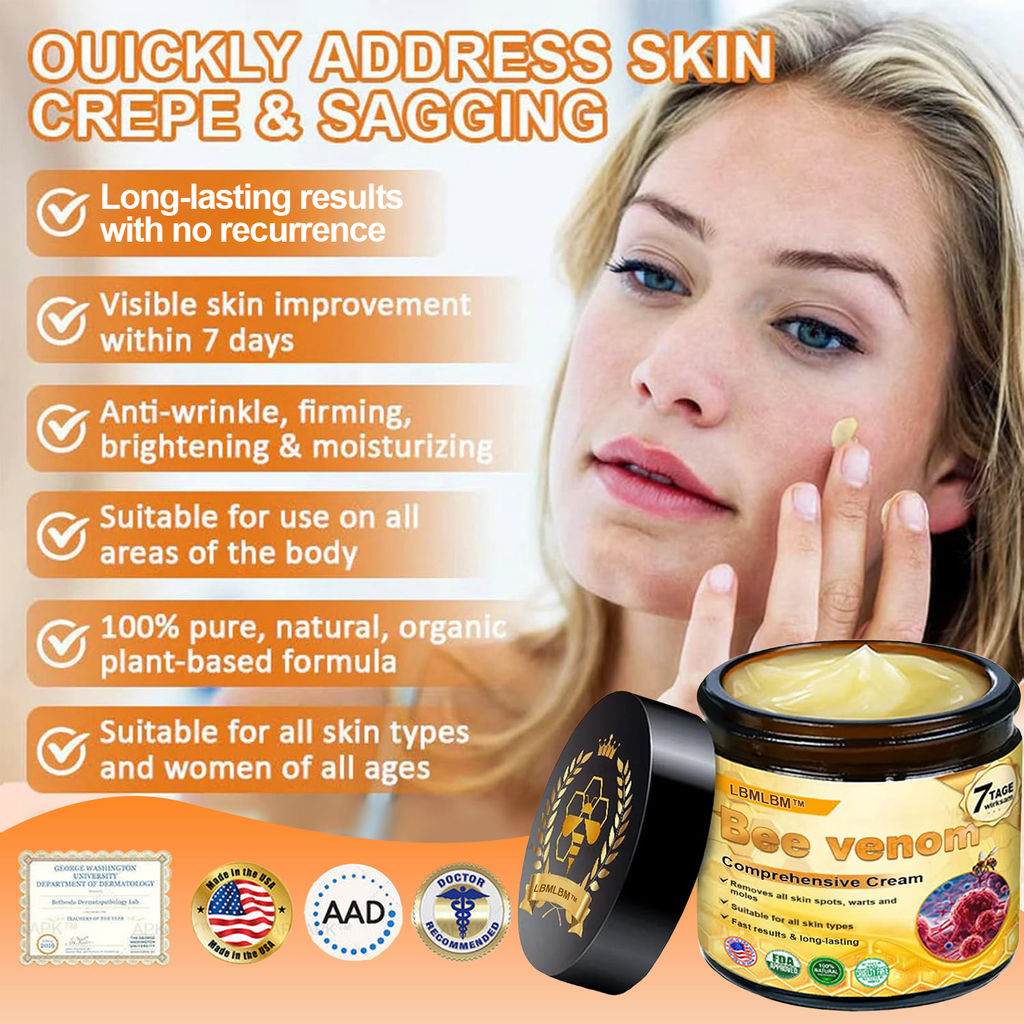 Made and Shipped from USA ✨ LBMLBM™ Bee venom Comprehensive Cream 🔥 LAST DAY 80% OFF）