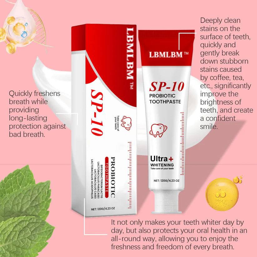 🏆 Flash Sale! Super Probiotic Toothpaste – Stronger Enamel, Brighter Smile!