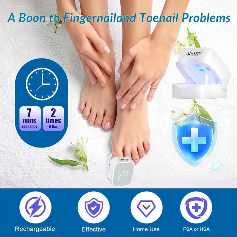 🔥(Official Mall)💖ODALIT™ Revolutionary High-Efficiency Light Therapy Device For Toenail Diseases-🗽Made and Shipped from USA 🔥