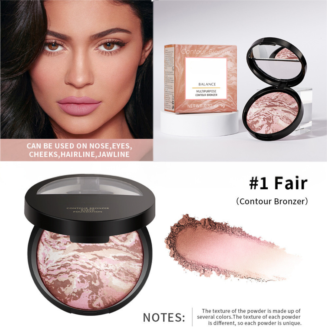 Color Correcting Powder Foundation/Contour