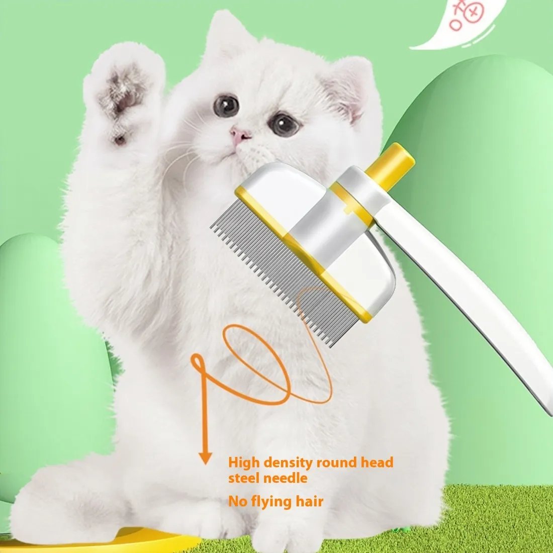 🐾 Effortless Grooming - 49% OFF - ✨ Ultimate Pet Comb - For a Shiny, Healthy Coat & Cleaner Home! 🐶