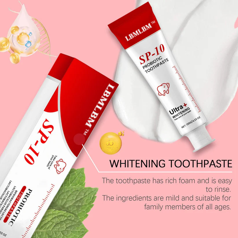 🏆 Flash Sale! Super Probiotic Toothpaste – Stronger Enamel, Brighter Smile!