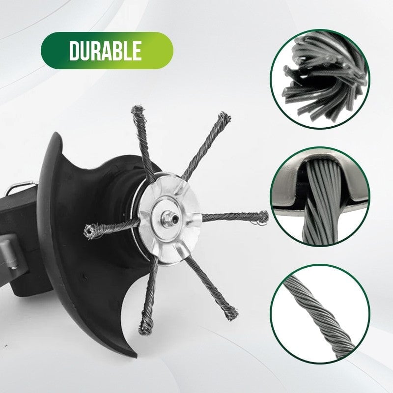 🔥 Buy 2 Get 1 Free 👨‍🌾 6" Steel Wire Brush Cutter & Trimmer Head