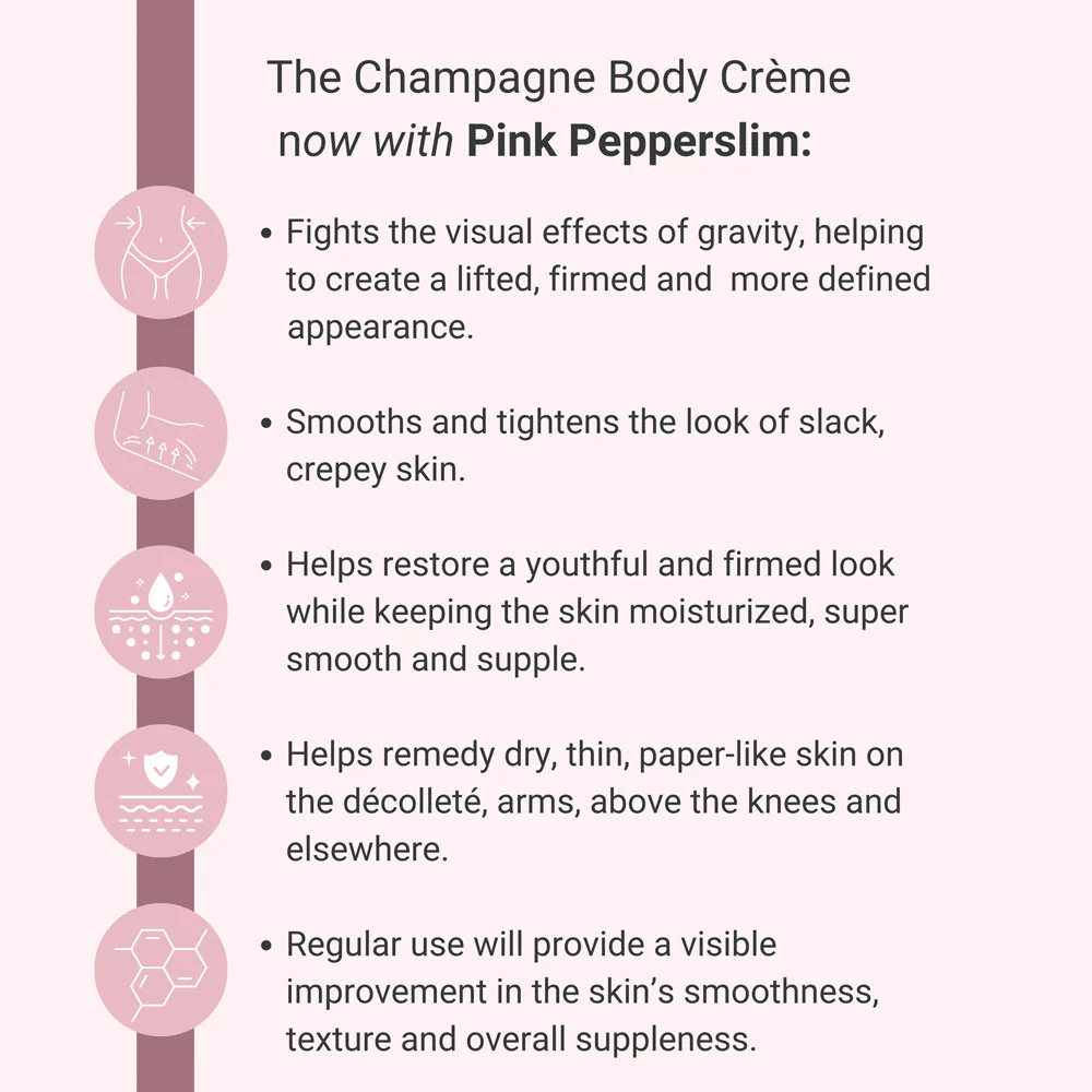 Lift Firming Body Crème, Luxe Hydration & Skin Vitality, 8 oz