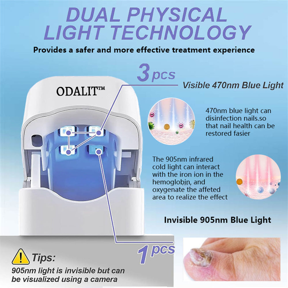 🔥(Official Mall)💖ODALIT™ Revolutionary High-Efficiency Light Therapy Device For Toenail Diseases-🗽Made and Shipped from USA 🔥