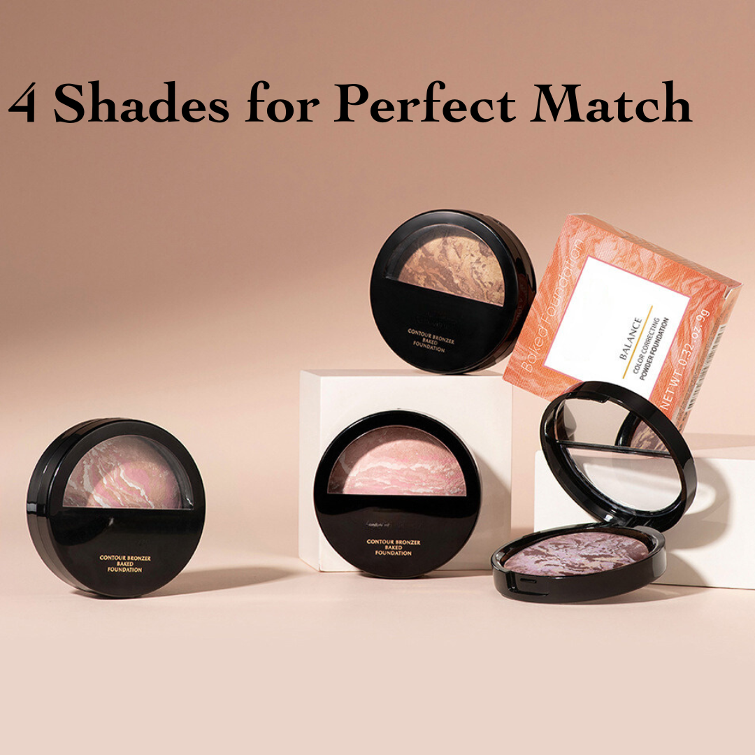Color Correcting Powder Foundation/Contour