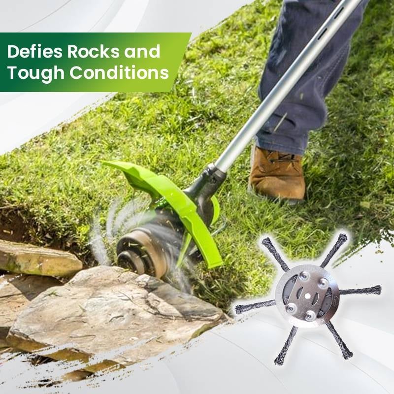 🔥 Buy 2 Get 1 Free 👨‍🌾 6" Steel Wire Brush Cutter & Trimmer Head