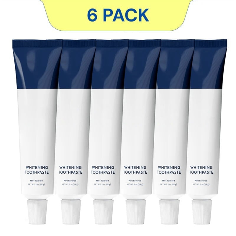 ❄️🦷Fluoride-Free Hydroxyapatite Teeth Whitening Toothpaste with Coconut Oil & Xylitol