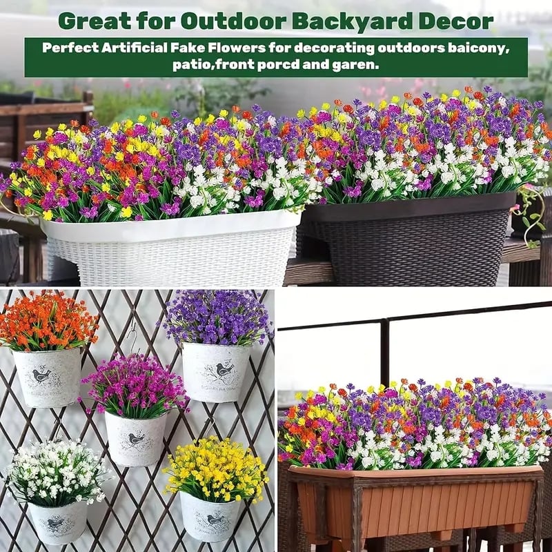 💖Mother's Day Hot Sale 49%OFF🌺UV Resistant Colorful Artificial Flower