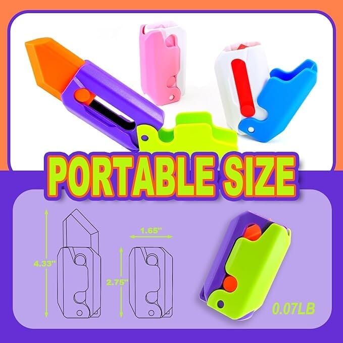 Carrot Knife Stress Relief Toy