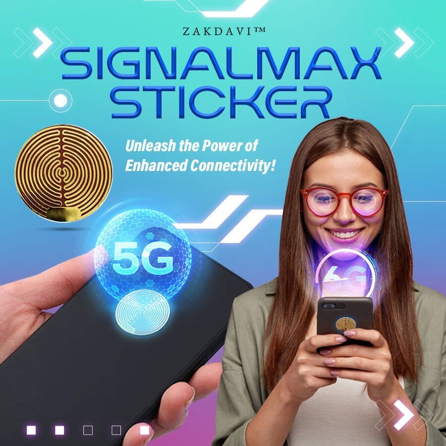 Zakdavi™ SignalMax Sticker - Power of Enhanced Connectivity📶