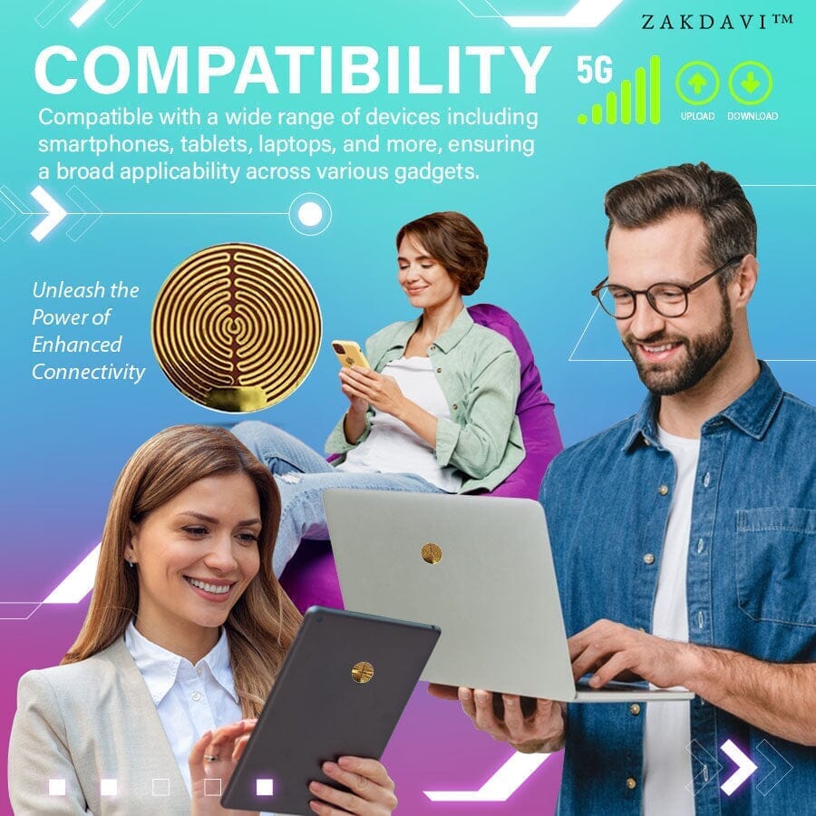 Zakdavi™ SignalMax Sticker - Power of Enhanced Connectivity📶